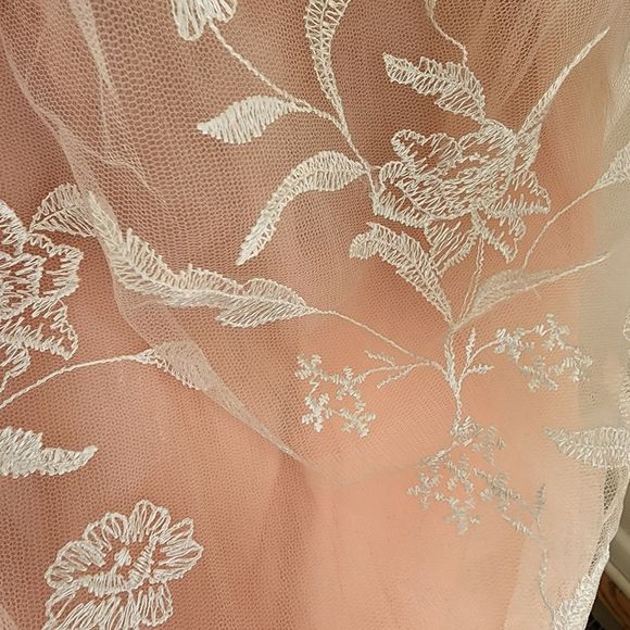 minuet pink and white lace cocktail homecoming dress - Picture 4 of 12